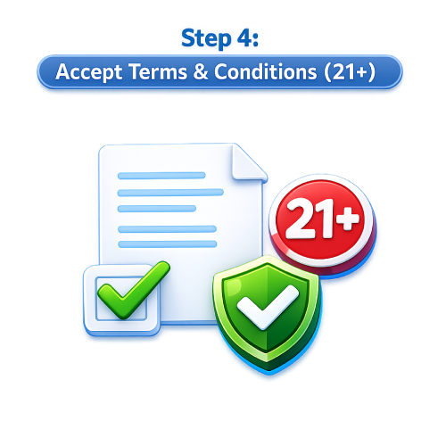 Accept the Terms and Conditions